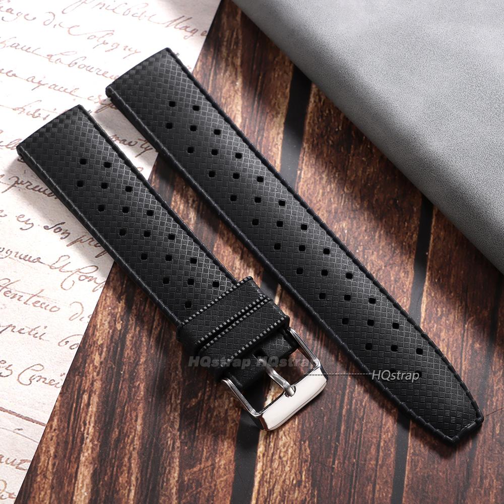 Tropical Silicone Watch Band Quick Release WatchBand 20mm 22mm Rubber Tropic Strap for Smart Watch Waterproof Muti-Color Belt