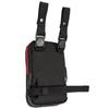 RS TAICHI Motorcycle Leg Holster Body Waist Waist Touring Belt Unisex Bag, Bag, Bag, Bag, Pouch, Pouch, RSB280, Adult, Black/Red
