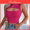 Sexy Women Sleeveless Summer Spring Wrap Up Knit Tank Top