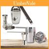 Conjunto Luxuoso de Coqueteleira de Aço Inoxidável Com Filtro de Vinho e Pinça de Gelo 550ml