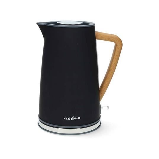 Bouilloire électrique - NEDIS - KAWK510EBK - 1.7 litre - 2200 Watts - Base rotative 360°