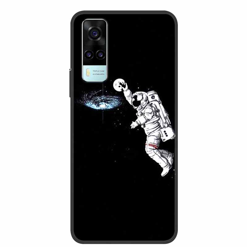 For vivo Y31 2021 Case Shockproof Soft silicone TPU Back Cover For Vivo Y53S 4G Y31 2021 Y 31 Case V2036 Phone Case Cute Cartoon