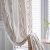 Jingga Semi-Blackout Printed Tassel Curtain