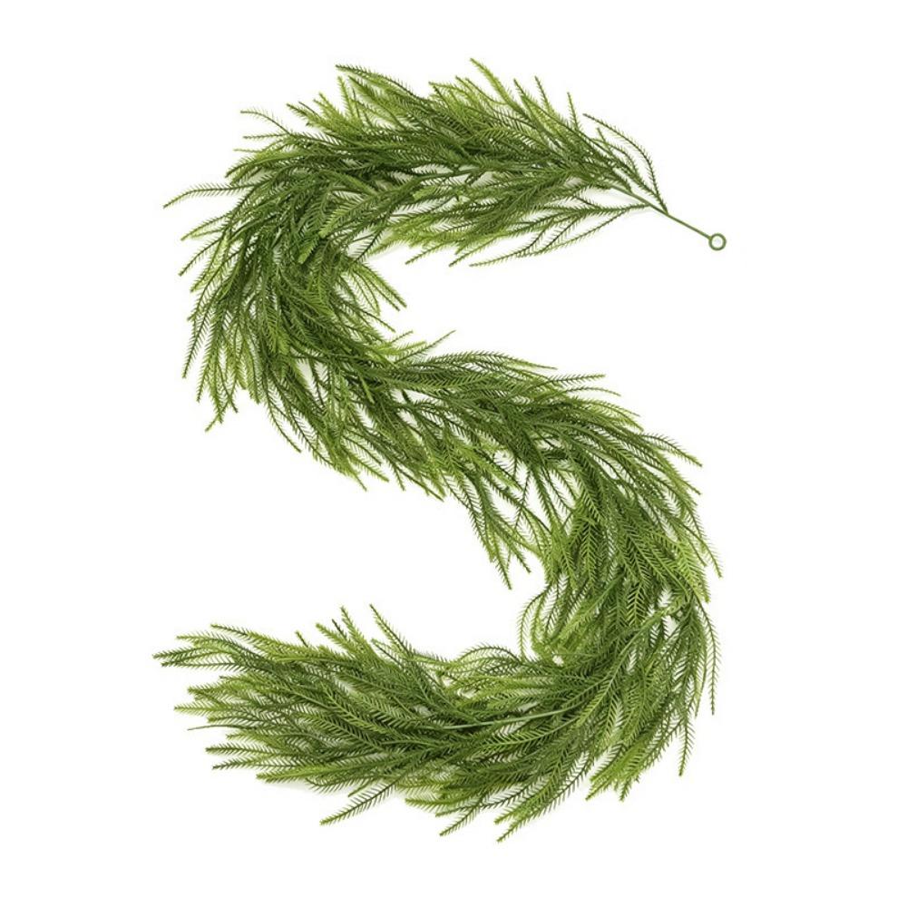 Multicolor Artificial Pine Rattan Norfolk Pine Faux Pine Garland Festival Ornament