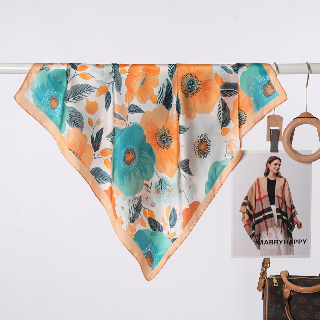 Women S 70cm Square Scarf Fashion Neckwear For Shirt Matching Mom Gift
