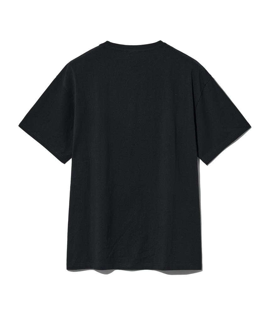 YALE [16-Count Combed Cotton] 2-Pack Small Arch Short Sleeve T-Shirt White/Black