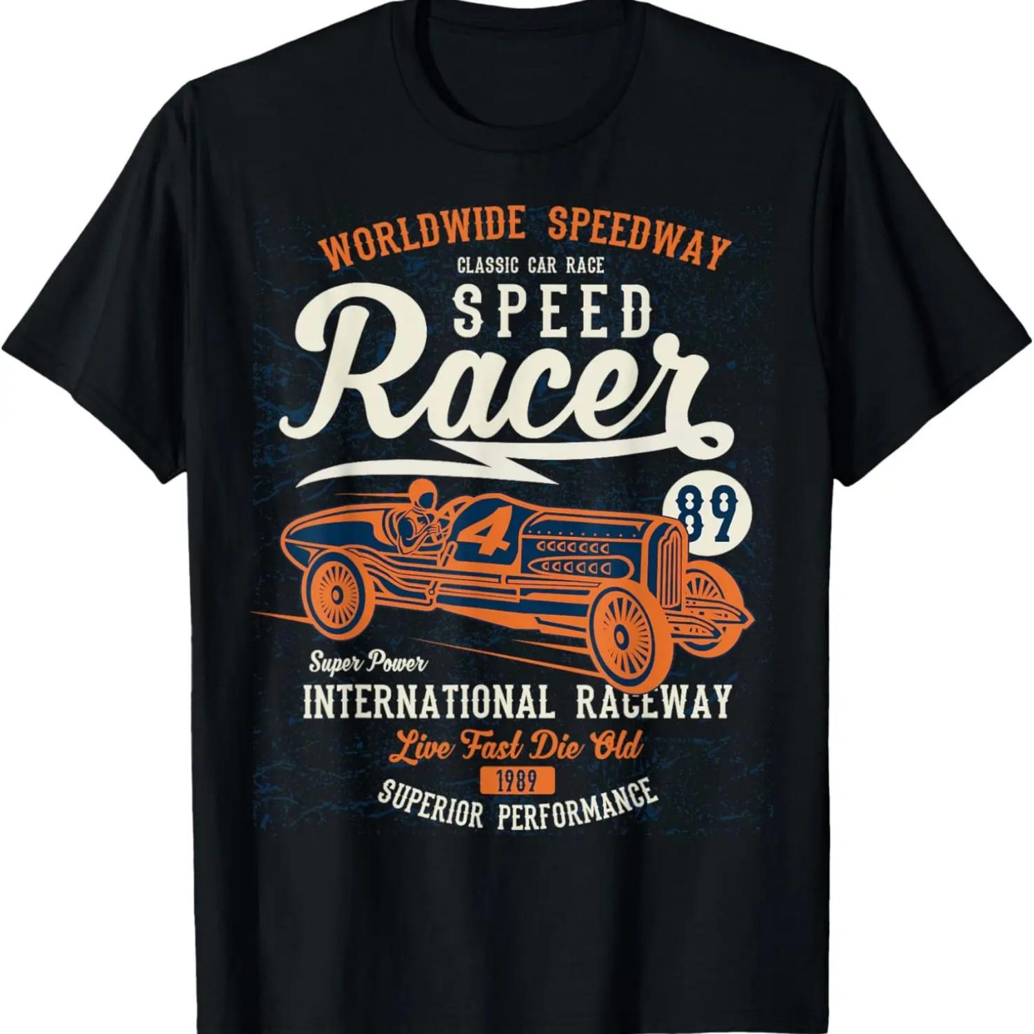 Speed Racer Graphics T Shirt T-Shirt S чёрный