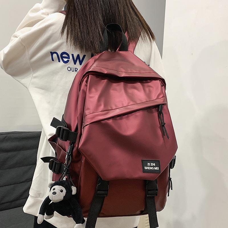 

New Schoolbag for Elementary School Students First Grade Junior High School Boy Splicing School Backpack