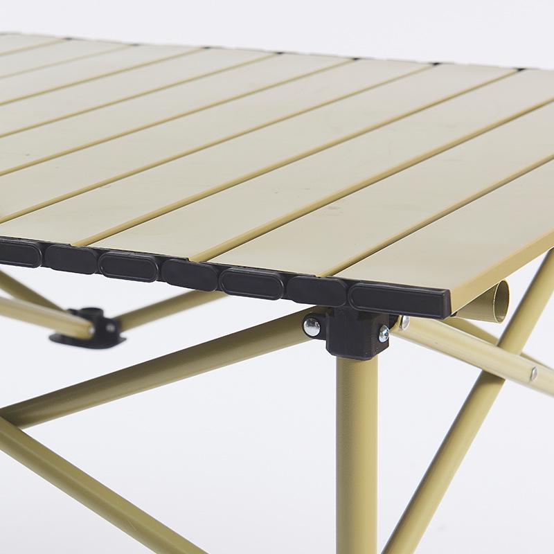 Portable Folding Outdoor Camping Table – Egg Roll Design for Picnic and Barbecue.