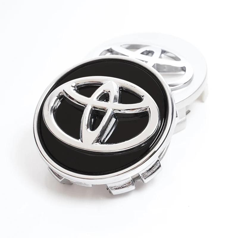 Toyota 2026 New Hub Caps 4Pcs 57/62mm Car Wheel Center Hub Caps Toyota Rav4 Aygo Yaris Corolla Camry Car Tir Car Sticker
