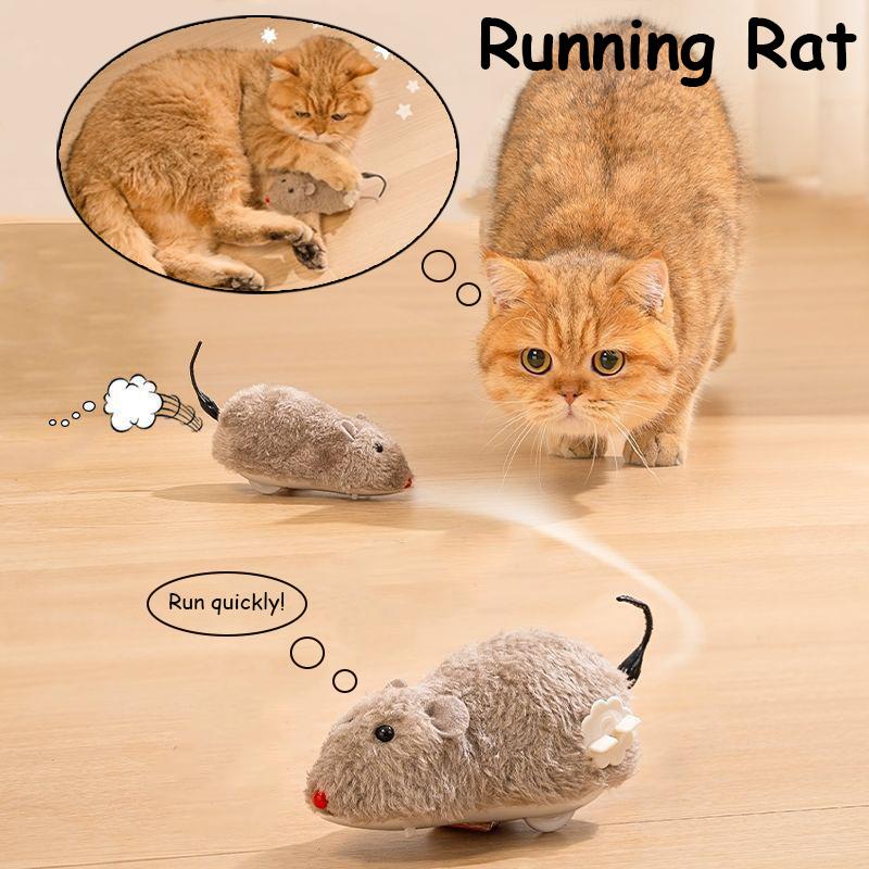 Kitten Bored Toys Electric Little Mouse Cat Teaser Cat Stick Cat Teaser Cat Products