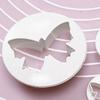 3Pcs Cake Mold Butterfly Shape Reusable Plastic Home Baking Mold for Kitchen