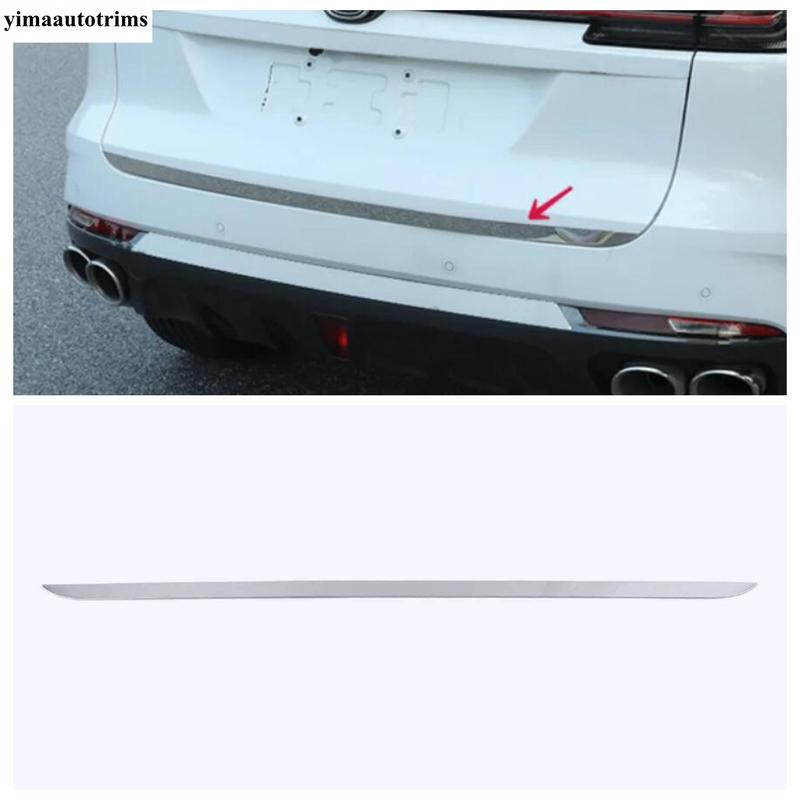 For Changan UNI-K UNIK - 2024 Car Rear Trunk Door Tail Bumper Strip Decoration Anti-Scratch Cover Trim Accessories Exterior