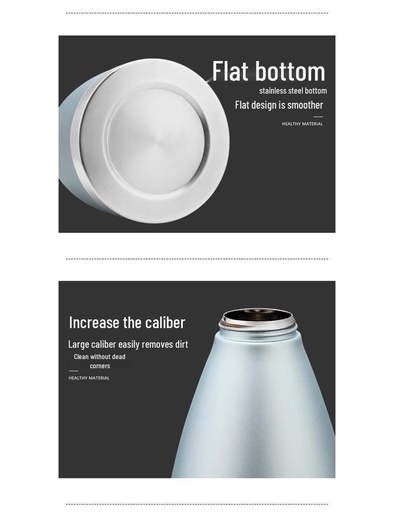 2L European-Style Insulated Vacuum Coffee Pot, 304 Stainless Steel - Keeps Drinks Hot or Cold