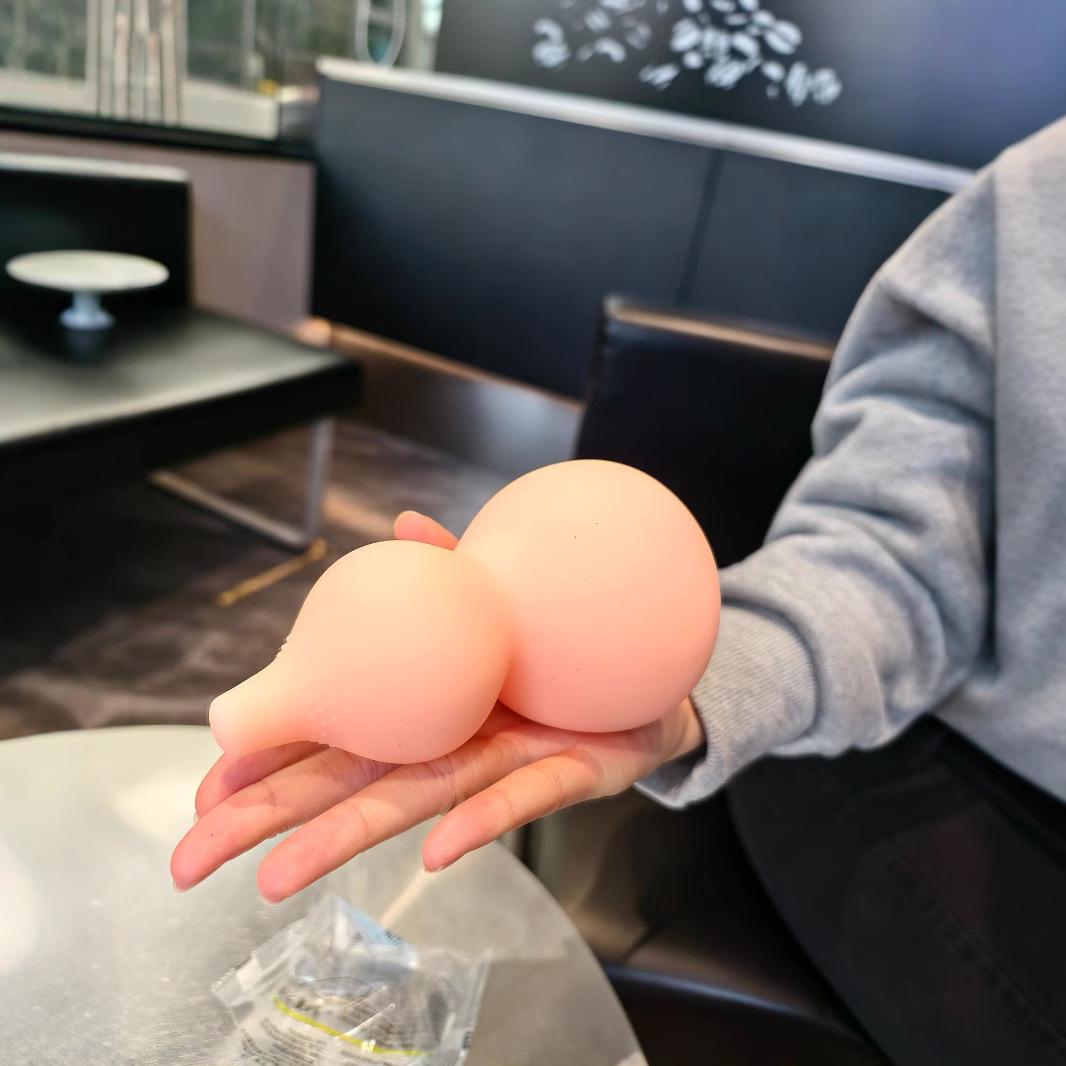

Gourd Shaped Stress Relief Squeeze Ball - Soft and Fun Kneadable Toy