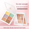 Xmeiyan Hall Six-Color Concealer and Contour Palette - Cover Dark Circles, Acne Marks, Blemishes, Redness, and Color Correct.
