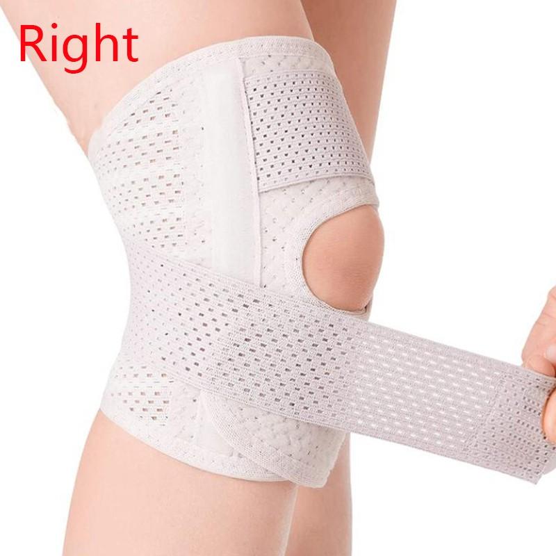 

Knee Brace With Side Stabilizers Relieve Meniscus Tear Knee Pain Joint Pain Relief Breathable Adjustable Knee Support Knee Pads XL