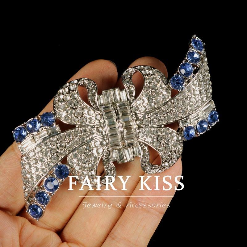 

Брошь Тяжелая Промышленность Обильно Инкрустирована Бриллиантами Умный Бант Корсаж Мода Высококлассные Аксессуары Оптом