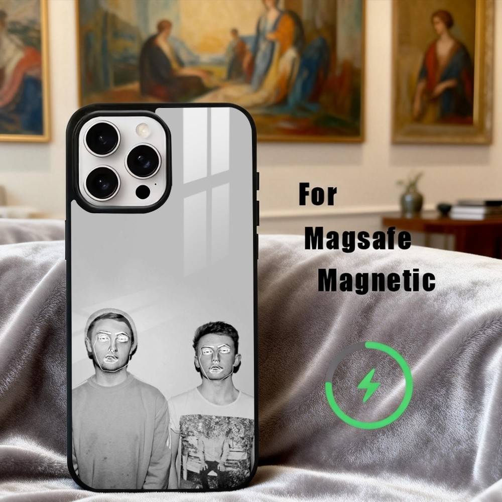 Deep House D-Disclosure Band Phone Case For iPhone17,16,15,14,13,12,11 Plus,Pro Max Magnetic For Magsafe Wireless Charging