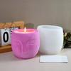 Innovative Silicone Flower Vase Molds Face Shape Flexible Ornament Molds Silicone Flowerpot Mold Suitable for Crafting