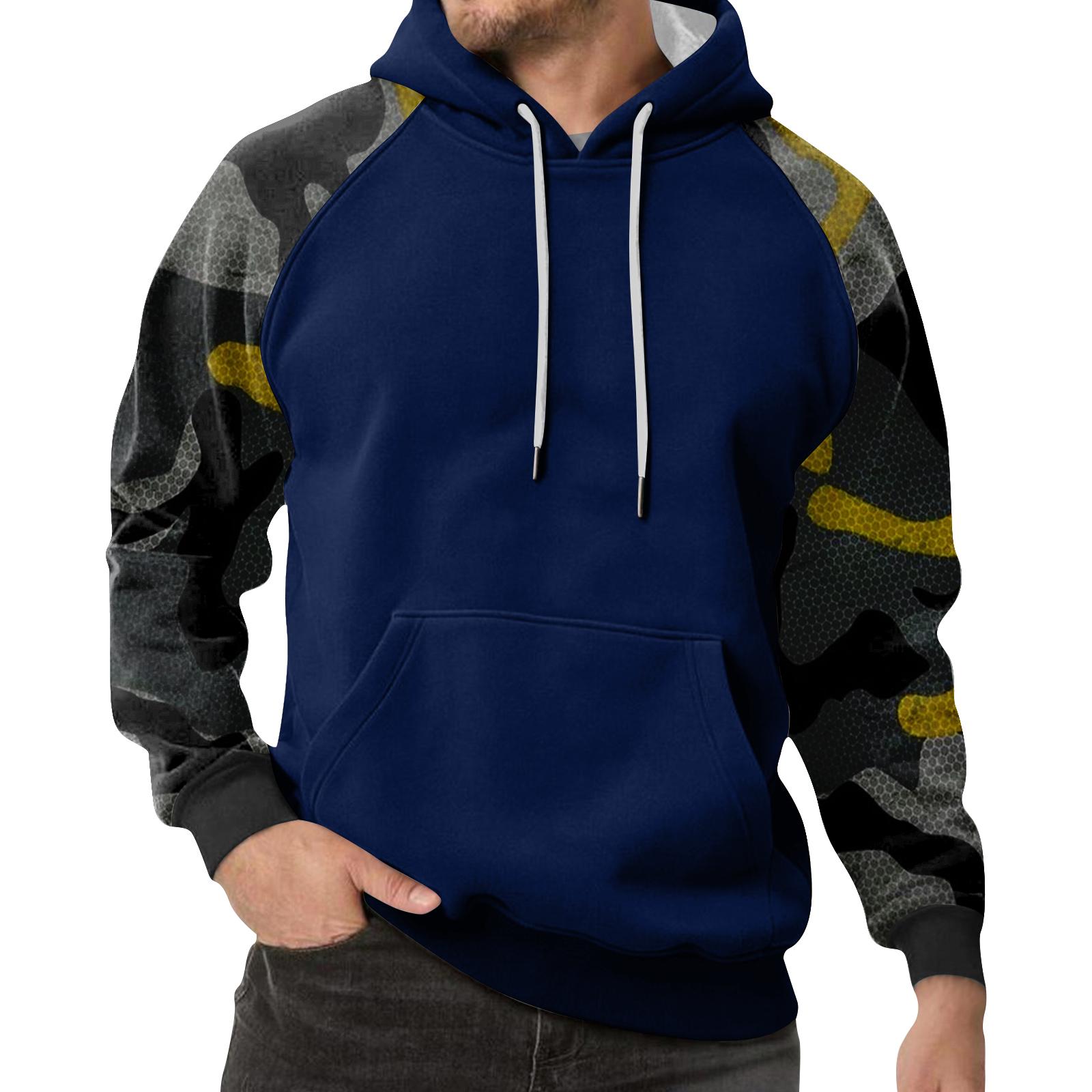 

Чоловічий камуфляжний світшот худі Чоловічий спортивний великий розмір повсякденний світшот XXXL