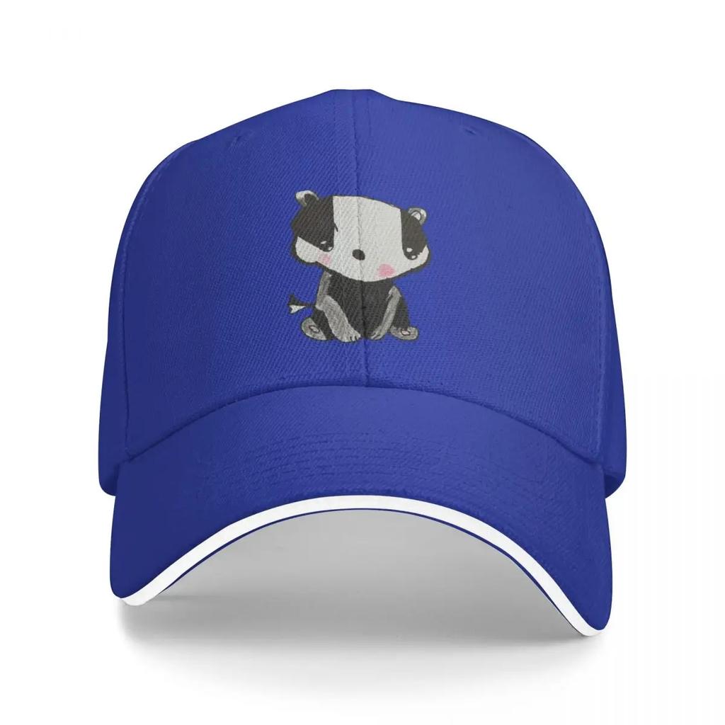 Badger - Cute Cartoon Kid DrawingCap Baseball Cap summer hat New In The Hat Designer Hat Boy Child Women's