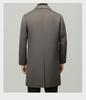 Men's Premium Double-Faced Wool Coat - Mid-Length, Autum/Winter Business Casual 100% Wool Overcoat