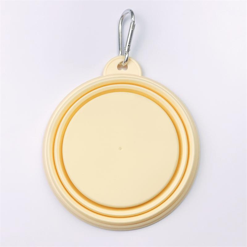 Tragbare Silikon-Reisenapf für Haustiere für Futter und Wasser