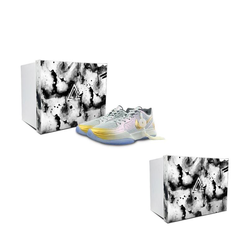 Nike Ja 2 Slip Resistant Low top Basketball Shoes Men s White Gold FZ1516-001(Team47-Ja2BOX) 40