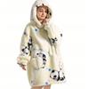 Blanket Sweatshirt Oversize Children's Blanket Sweatshirt 2In1 Panda Koala Long Pajamas Blanket
