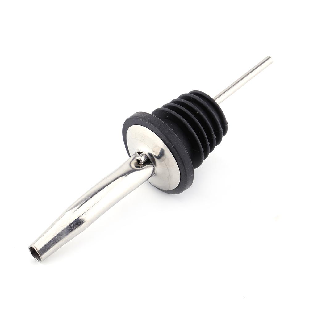 Stainless Steel Vented Pourer Liquor Bottle Spout Stopper Red Wine Dispenser for Kitchen Supplies