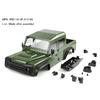 Metal Simulation 313/324mm 4 Doors Pickup Truck Shell for 1/10 RC Crawler Car Traxxas TRX4 Defender SCX10II RC4WD RD110 Parts