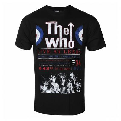 The Who Camiseta Adulto Unissex Live At Leeds Â´70 Algodão