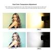 PULUZ 220V 120W Studio Video Light Dual Color Temperature Built-in Dissipate Heat System with Remote Control