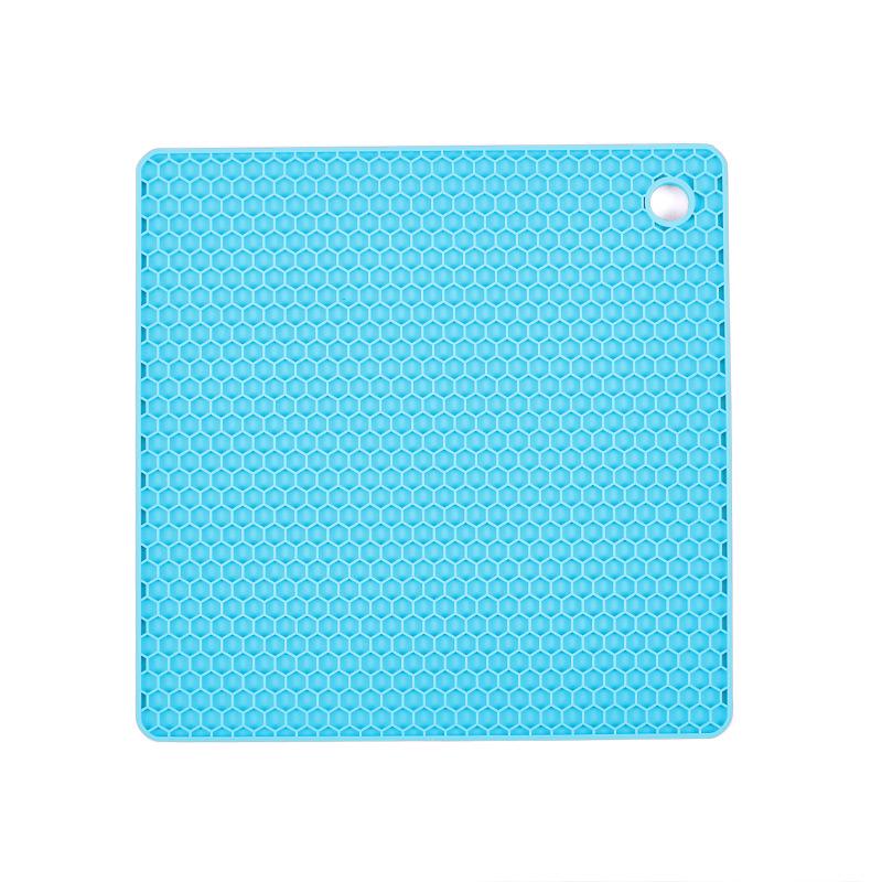 Multi-Function Silicone Honeycomb Table Mat - Non-Slip, Heat Resistant