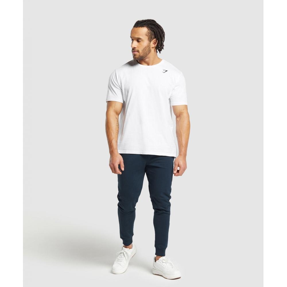 Gymshark Jogginghose mit Wappen, Marineblau A2a4h Ubcy
