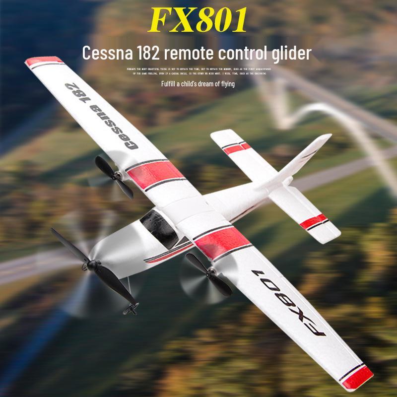 Cross FX801 Cessna Two-Channel Remote Control Foam Glider Airplane Model
