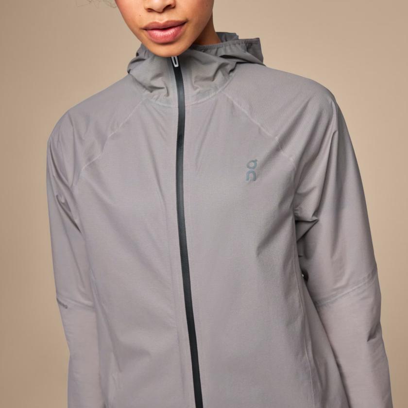 On Ultra SS25 Hooded Waterproof Fashi Versatile Lg Sleeve Jacket Women Jacket Zinc-Grey 1WD10150585