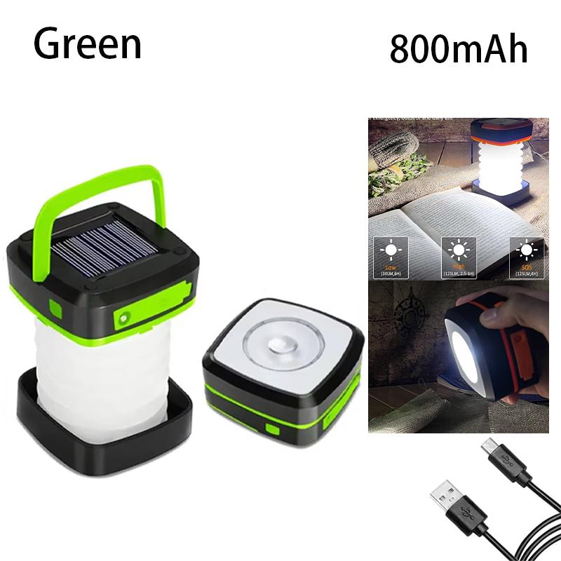 Portable Solar-Powered Camping Lantern,Multi- Lighting Modes,Power Bank,Hook,Outdoor,Camping,Fishing,BBQ,Reading,Emergency Light