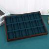 Walnut Jewelry Display Tray for Rings, Necklaces, and Bracelets