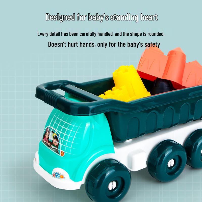 Children's Sand Play Set: Bucket, Shovel, and Hourglass