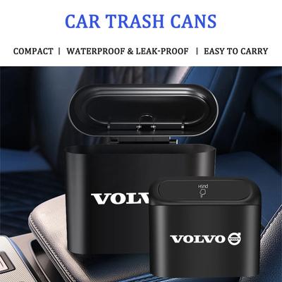 Úložný box na odpadky do auta, popelník, mini přihrádka, odpadkový koš pro Xc60 Xc90 V40 V60 S60 V50 V90 S80 C40 V70