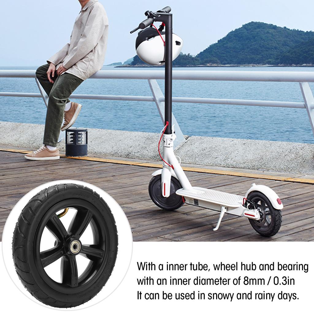 8 Inch 200x45 Pneumatic Wheel with Inner Tube for Electric Scooter with Hub and Bearings