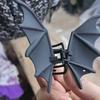 1 kus Halloweenské vlasové doplňky Kovové sponky do vlasů s netopýrem Černé barvy Roztomilá žabka pro ženy Dívčí pokrývka hlavy Dárky
