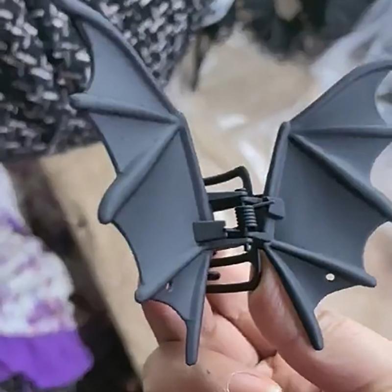 1 kus Halloweenské vlasové doplňky Kovové sponky do vlasů s netopýrem Černé barvy Roztomilá žabka pro ženy Dívčí pokrývka hlavy Dárky