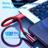 60W USB Type-C 90° Fast Charging Cable Degree Elbow Type-C Fast Charging Cord for Samsung Xiaomi Huawei OnePlus Android Devices