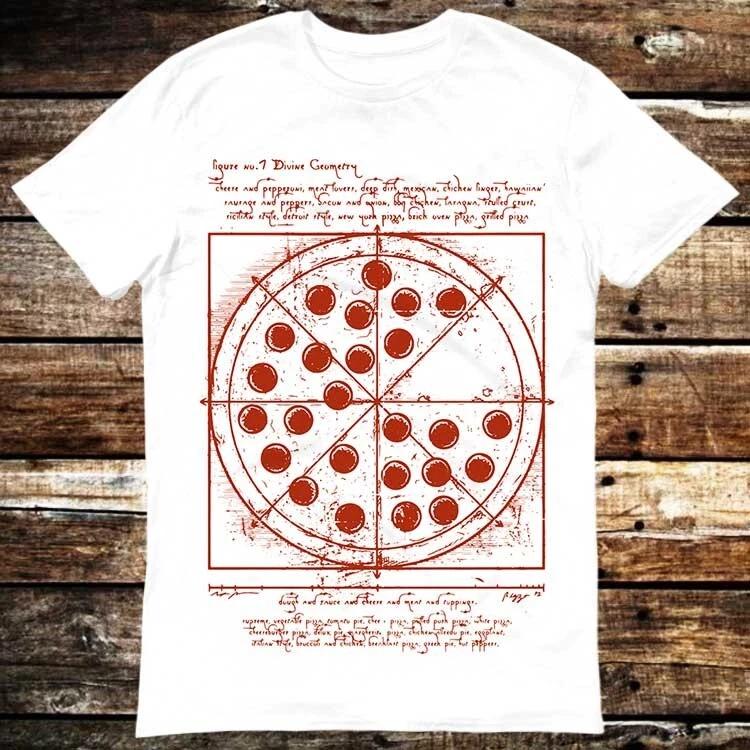 Vitruvian Pizza Leonardo da Vinci Spider Tom Movie T Shirt 6105 3XL
