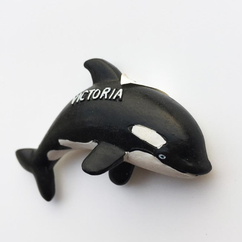 Fridge Magnet Canadian Landscape 3D Resin Handmade Craft Tourist Travel City Souvenir Collection Refrigerator Sticker