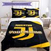 Juventus Customize Your Name Bedding Set Breathable Duvet Cover with Pillowcases Home Decoration Birthday Gift
