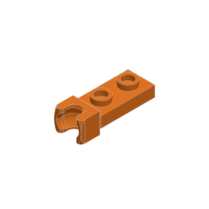 50pcs 14418 Plate Modified 1x2 Tow Ball Socket Bricks Collection Modular GBC Toy For Technical MOC Set Gift Buildings Blocks